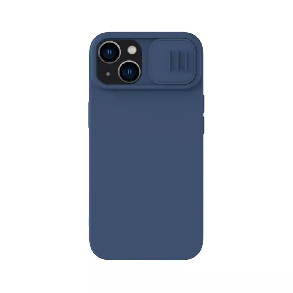 Nillkin Apple iPhone 15 Plus, CamShield Silky Silicone Case, Midnight Blue фото