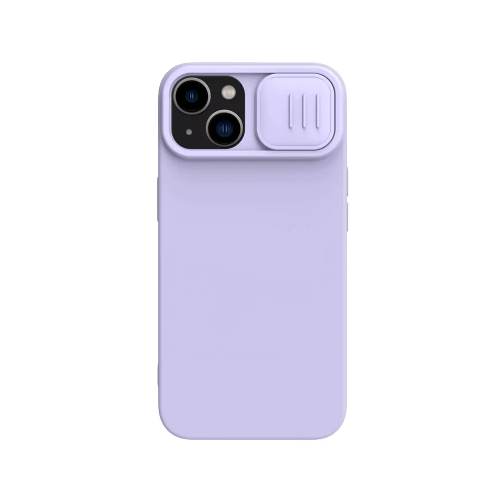 Nillkin Apple iPhone 15 Plus, CamShield Silky Silicone Case, Misty Purple фото
