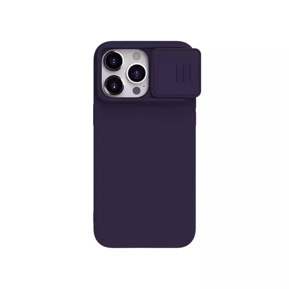 Nillkin Apple iPhone 15 Pro Max, CamShield Silky Silicone Case, Dark Purple фото
