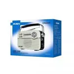 Speakers SVEN Tuner "SRP-500" White 3W, Bluetooth, FM/AM/SW, USB, microSD, AUX, battery фото