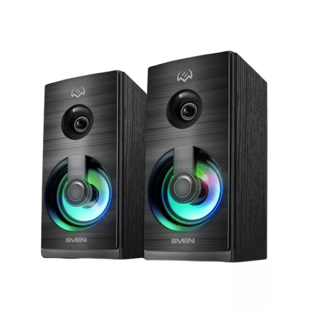 Speakers SVEN "SPS-512" Black, 6w, RGB Light фото
