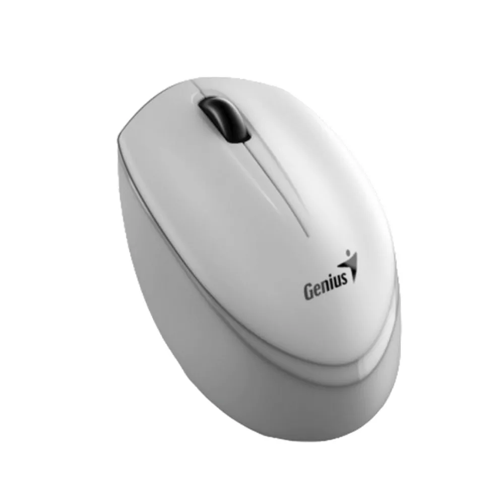 Wireless Mouse Genius NX-7009, 1200 dpi, 3 buttons, Ambidextrous, 65g., 1xAA, White Grey фото