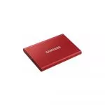 2.0TB (USB3.2/Type-C) Samsung Portable SSD T7 , Red (85x57x8mm, 58g, R/W:1050/1000MB/s) фото