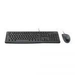 Logitech Desktop MK120 USB, Keyboard Mouse, US black фото