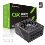 Power Supply ATX 1250W GAMEMAX GX-1250 PRO, 80 Gold, ATX3.0,PCIe5.0, LLC DC/DC, Full Modular, Black фото