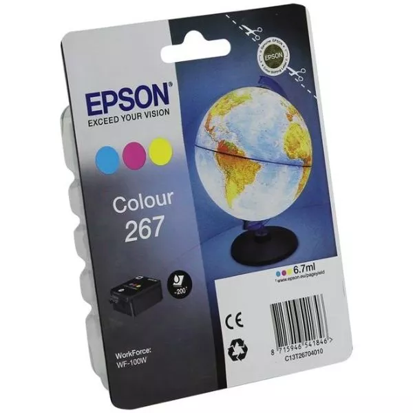 Ink Cartridge Epson C13T26704010 Tri-color for WF-100 фото