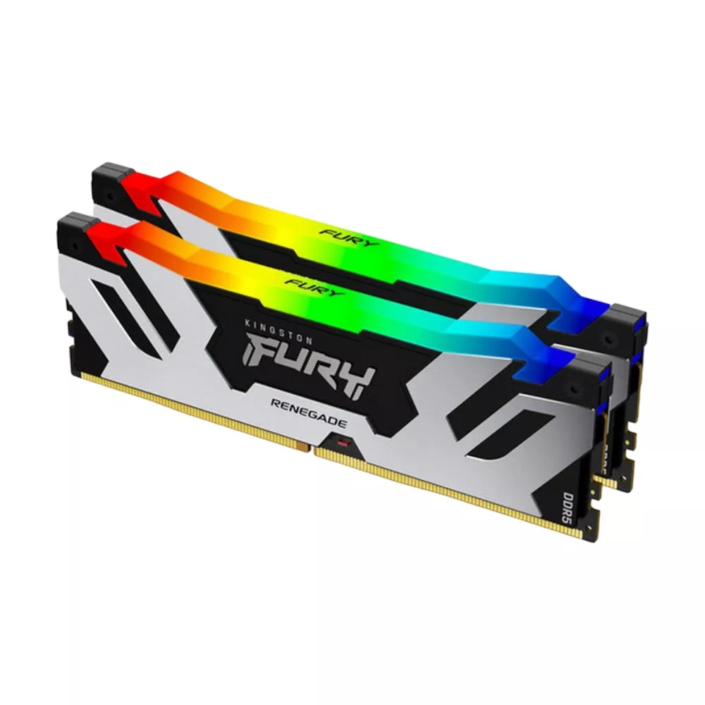 64GB DDR5-6000MHz Kingston FURY Renegade RGB (Kit of 2x32GB) (KF560C32RSAK2-64), CL32-38, 1.35V фото