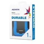 1.0TB (USB3.1) 2.5" ADATA HD330 Anti-Shock External Hard Drive, Blue (AHD330-1TU31-CBL) фото