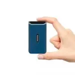 .500GB (USB3.1/Type-C) Transcend Portable SSD "ESD350C", N.Blue (96x54x12mm, 87g, R/W:1050/950MB/s) фото