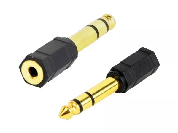 Audio adapter 3.5 mm socket female mm to male 6.35 mm, Cablexpert фото