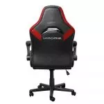 Trust Gaming Chair GXT 703R RIYE - Black/Red, PU leather and breathable fabric, adjustable gaming chair with a strong frame, flip-up armrests, Class 4 фото
