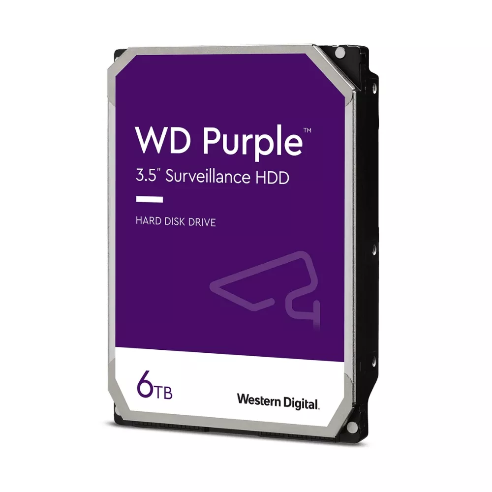 3.5" HDD 6.0TB Western Digital WD64PURZ Caviar® Purple™, CMR Drive, IntelliPower, 256MB, SATAIII фото