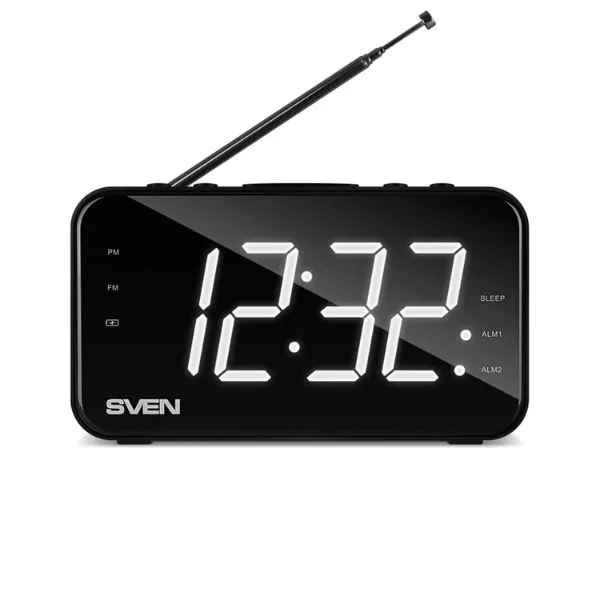 Speakers SVEN Tuner "SRP-100" 2W,FM,LED, built-in clock and alarm, battery фото