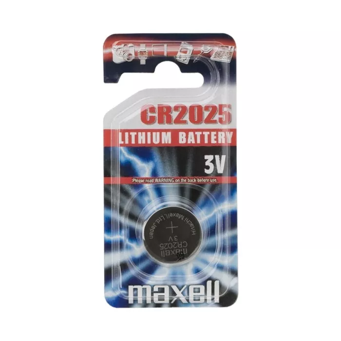MAXELL Coin Battery CR2025, 1pcs, Blister pack фото