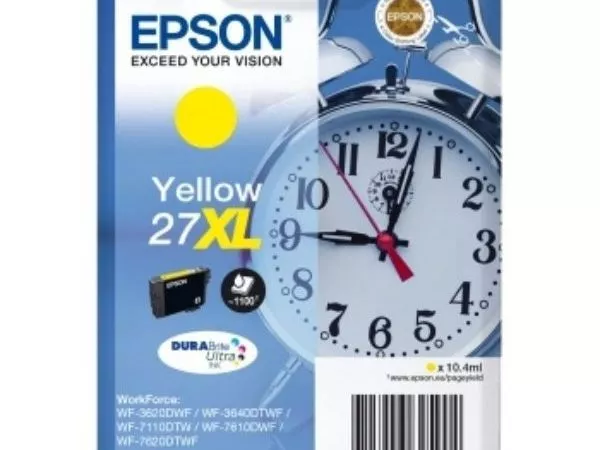 Ink Cartridge Epson C13T27144012 XL, T2714, Yellow фото