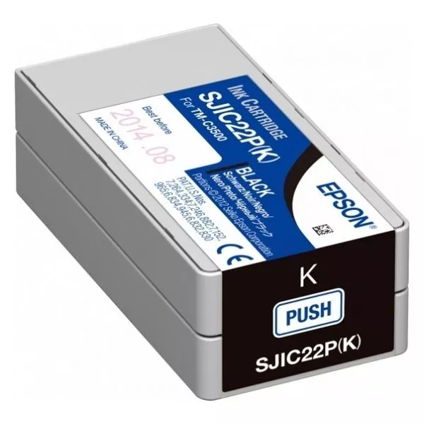Ink Cartridge Epson SJIC22P(K), for TM-C3500 black фото