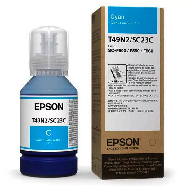 Ink Epson T49N200, DyeSublimation Cyan (140mL), C13T49N200 фото