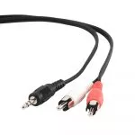 CCA-458 3.5mm stereo plug to 2 phono plugs 1.5 meter cable фото