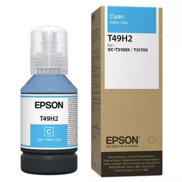 Ink Epson T49H2, Cyan for SureColor SC-T3100X, C13T49H200 фото