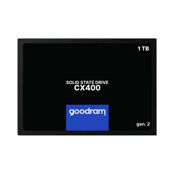 2.5" SSD 1.0TB GOODRAM CX400 Gen.2, SATAIII, Sequential Reads: 550 MB/s, Sequential Writes: 500 MB/ фото