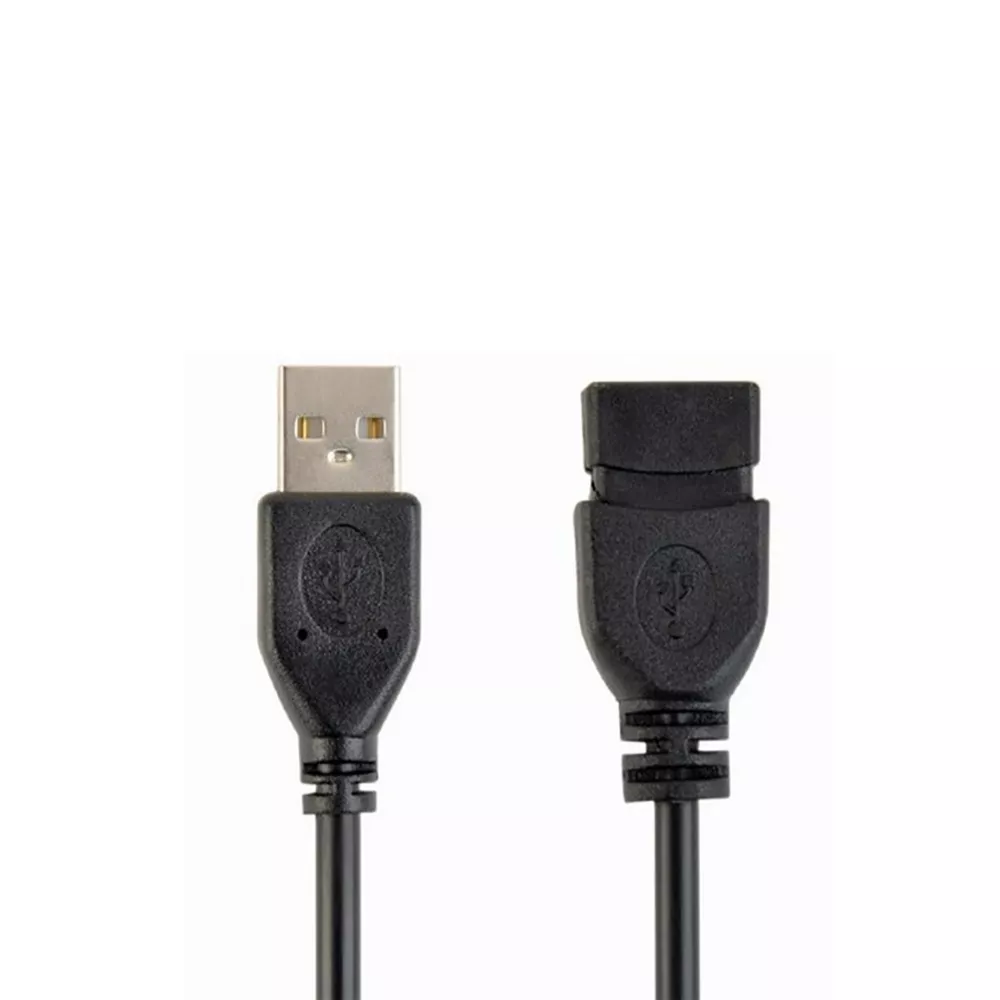 Cable USB, USB AM/AF, 0.15 m, USB2.0, Black, Cablexpert, CCP-USB2-AMAF-0.15M фото
