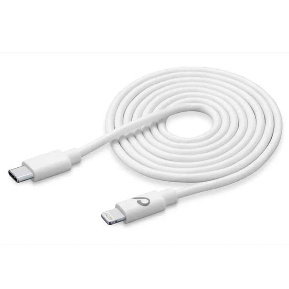 Type-C to Lightning Cable Cellular, Power MFI, 3M, White фото