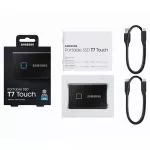 2.0TB (USB3.2/Type-C) Samsung Portable SSD T7 Touch, FP ID, Black (85x57x8mm, 58g, R/W:1050MB/s) фото