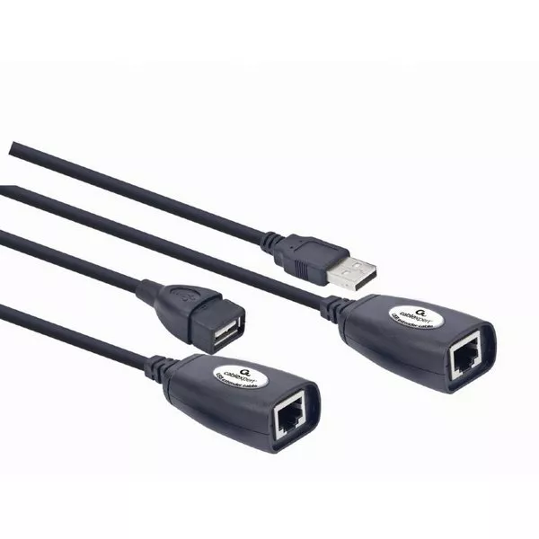 Gembird, UAE-30M Allows extending USB cables up to 30 m, CAT6 or CAT5E LAN cables фото