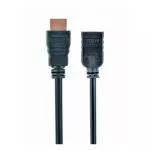 Cable HDMI male to HDMI female 0.5m Cablexpert male-female, V1.4, Black, CC-HDMI4X-0.5M фото