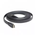 Cable HDMI to HDMI 1.8m Cablexpert FLAT male-male, 19m-19m (V1.4), Black фото