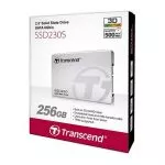 2.5" SSD 256GB Transcend SSD230 [R/W:560/520MB/s, 65/85K IOPS, SM2258, 3D NAND TLC, Alu] фото