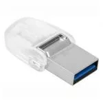 128GB USB3.1 Kingston DataTraveler MicroDuo, Ultra-small, USB OTG Type C (On-The-Go), (Read 100 MByt фото
