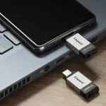 64GB USB-С3.2 Kingston DataTraveler 80 DT80/64GB, Black/Silver, USB-C, Cap design, Stylish and slim metal