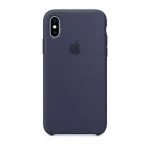 Original iPhone XS Silicone Case, Midnight Blue фото