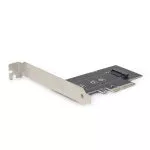 PCI-E Card - Gembird PEX-M2-01, PCI-Express add-on card, M.2 SSD adapter, M.2 flash memory module (2280, 2260, 2242), Low-profile brackets фото
