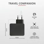 Trust Maxo 61W USB-C Charger for Apple MacBook, Compact 61W laptop charger with cable, to charge your Apple MacBook (Air/Pro) via USB-C фото