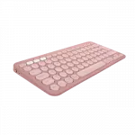 Wireless Keyboard Logitech Pebble Keys 2 K380S, Compact, Low-profile, Fn keys, Multi-Device, Quiet Typing, 2xAAA, BT/2.4Ghz, EN, Rose фото