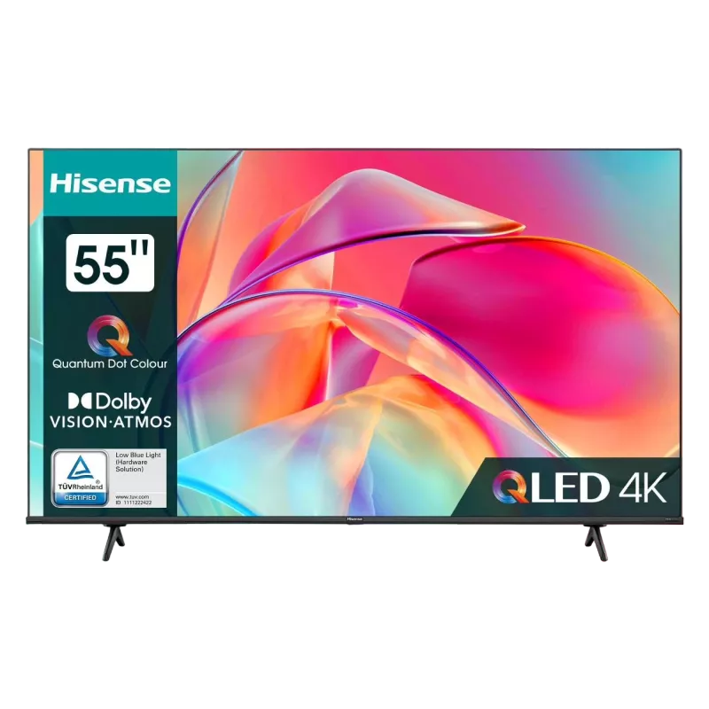 55" LED SMART TV Hisense 55E7KQ, QLED, 3840x2160, VIDAA OS, Gray фото