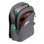 Trust Avana 16" Laptop Backpack, 3 compartments, 20L capacity, durable, grey фото