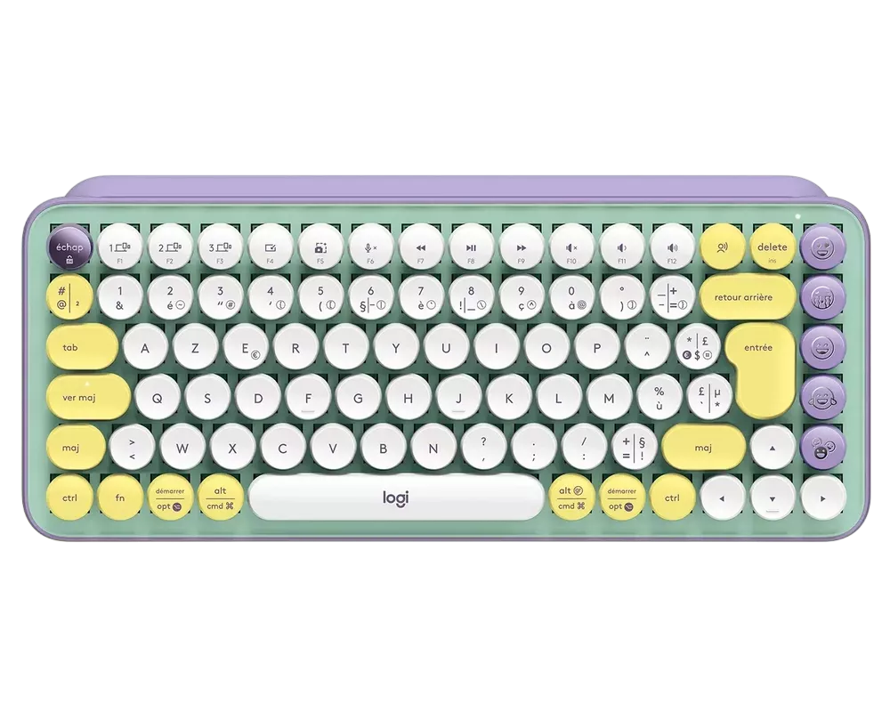 209790 Wireless Keyboard Logitech POP Keys, Mechanical, Compact design