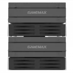 AC Gamemax "TWIN600 BK" (<38.6dBA, 800-2500RPM, 88.2CFM, 2x120mm, 6x6mm, 250W, 1120g.) фото