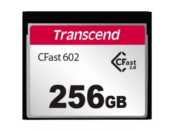 256GB CompactFlash Card, CFast 2.0, Transcend CFX602 "TS256GCFX602" (R/W: 500/350MB/s) фото