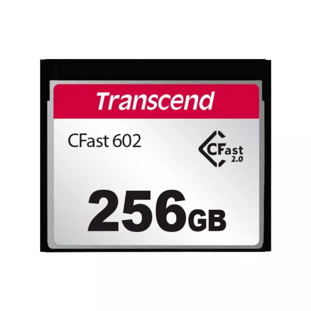 256GB CompactFlash Card, CFast 2.0, Transcend CFX602 "TS256GCFX602" (R/W: 500/350MB/s) фото
