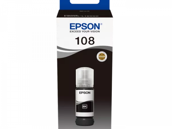 Ink Epson C13T09C14A, 108 EcoTank Black ink bottle фото