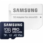 128GB MicroSD (Class 10) UHS-I (U3) SD adapter, Samsung PRO Ultimate "MB-MY128SA" (R/W:200/130MB/s) фото