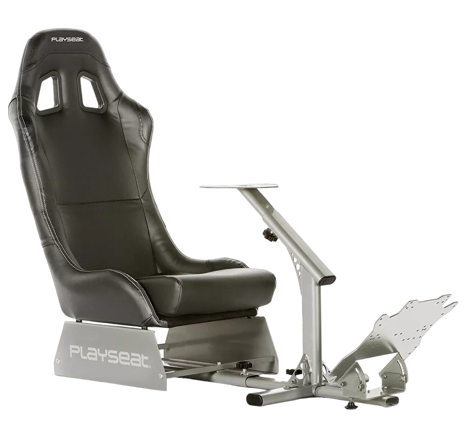 Gaming Chair Playseat Evolution, Racing simulator cockpit with GTR sitting position, Black фото