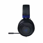Gaming Headset Razer Kraken for Console, 50mm, 12-28kHz, 32 Ohm, 109db, 322g, On-earcup control, Retractable cardioid mic, 1.3m, 3.5mm, Black/Blue фото