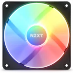PC Case Fan NZXT F120 RGB Core, 120x120x26mm, 8 LEDs,33.8dB, 78.86CFM, 500-1800RPM, FDB, 4 Pin,Black фото