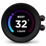 AIO Liquid Cooling NZXT Kraken Elite 240 Black (17.9-30.6dB, 78.02CFM, 2x120mm, 500-1800RPM, LCD 2.36", CAM) фото