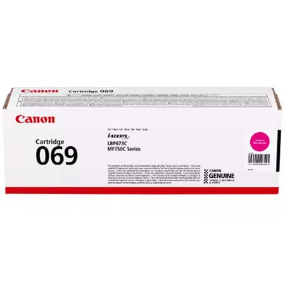 Laser Cartridge Canon 069 M (5092C002), magenta (1900 pages) for Canon i-SENSYS MF752Cdw/ MF754Cdw/ LBP673Cdw фото